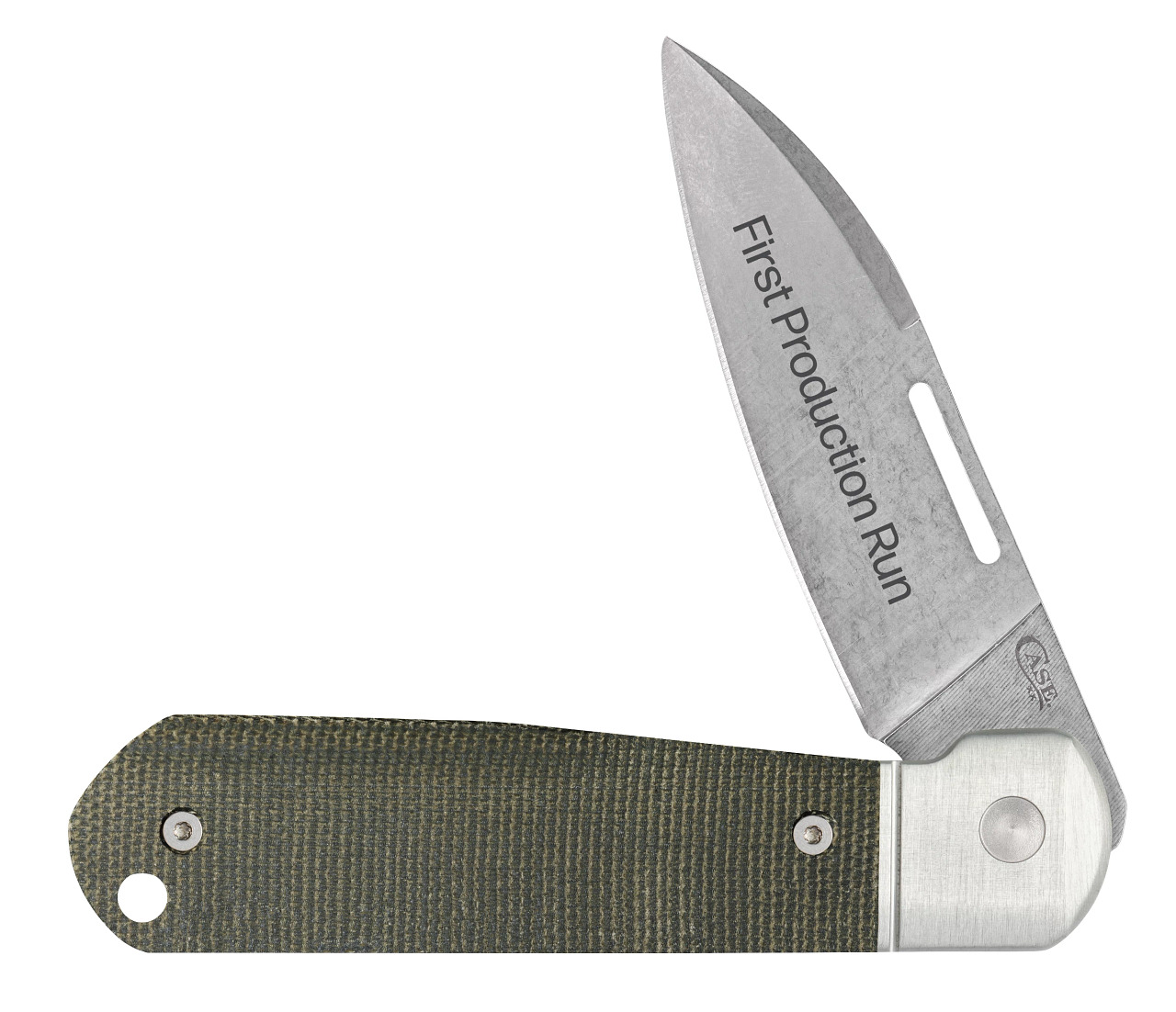 Case XX Knife First Run Highbanks Green Micarta 20CV Steel 1/250 Pocket Knives