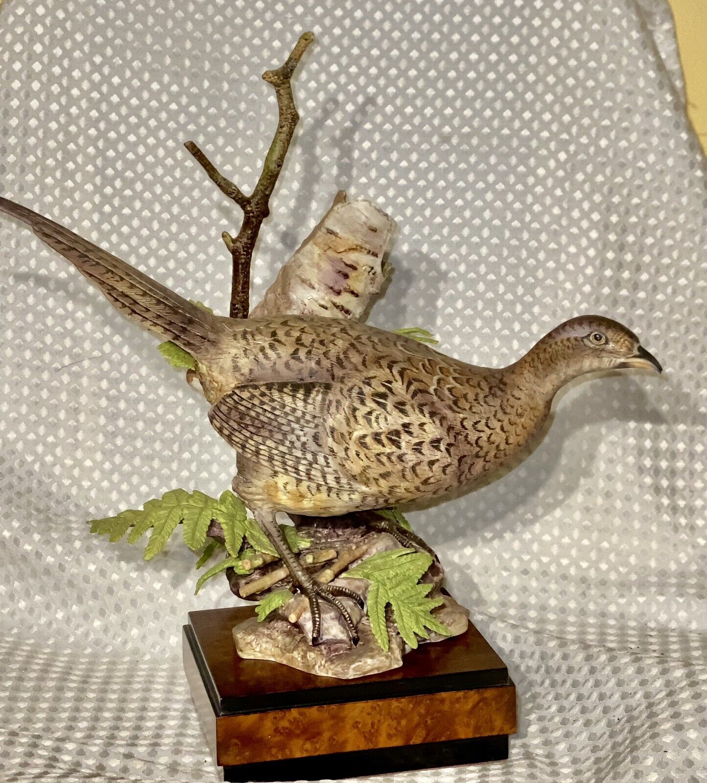 Rare Royal Worcester 1967 Female Ringed Neck Pheasant By Ronald Van Ruyckevelt