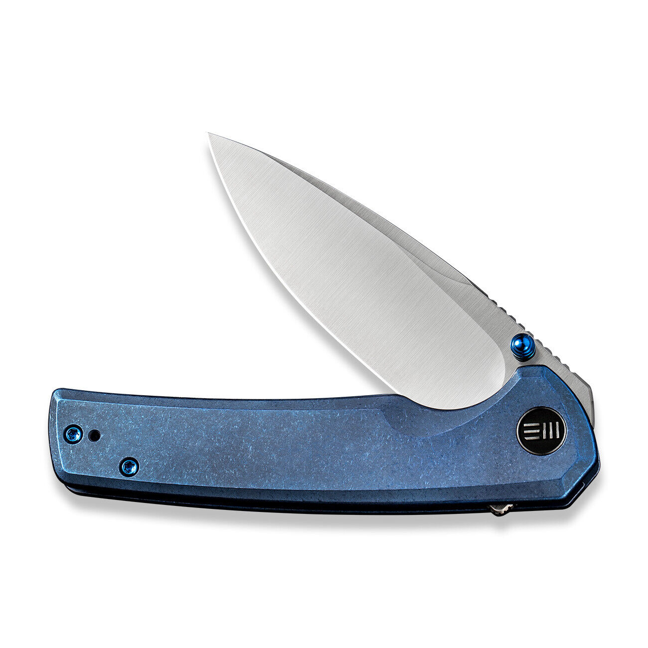 WE Knife Subjugator 21014C-3 Knife CPM 20CV Stainless Steel Blue Titanium
