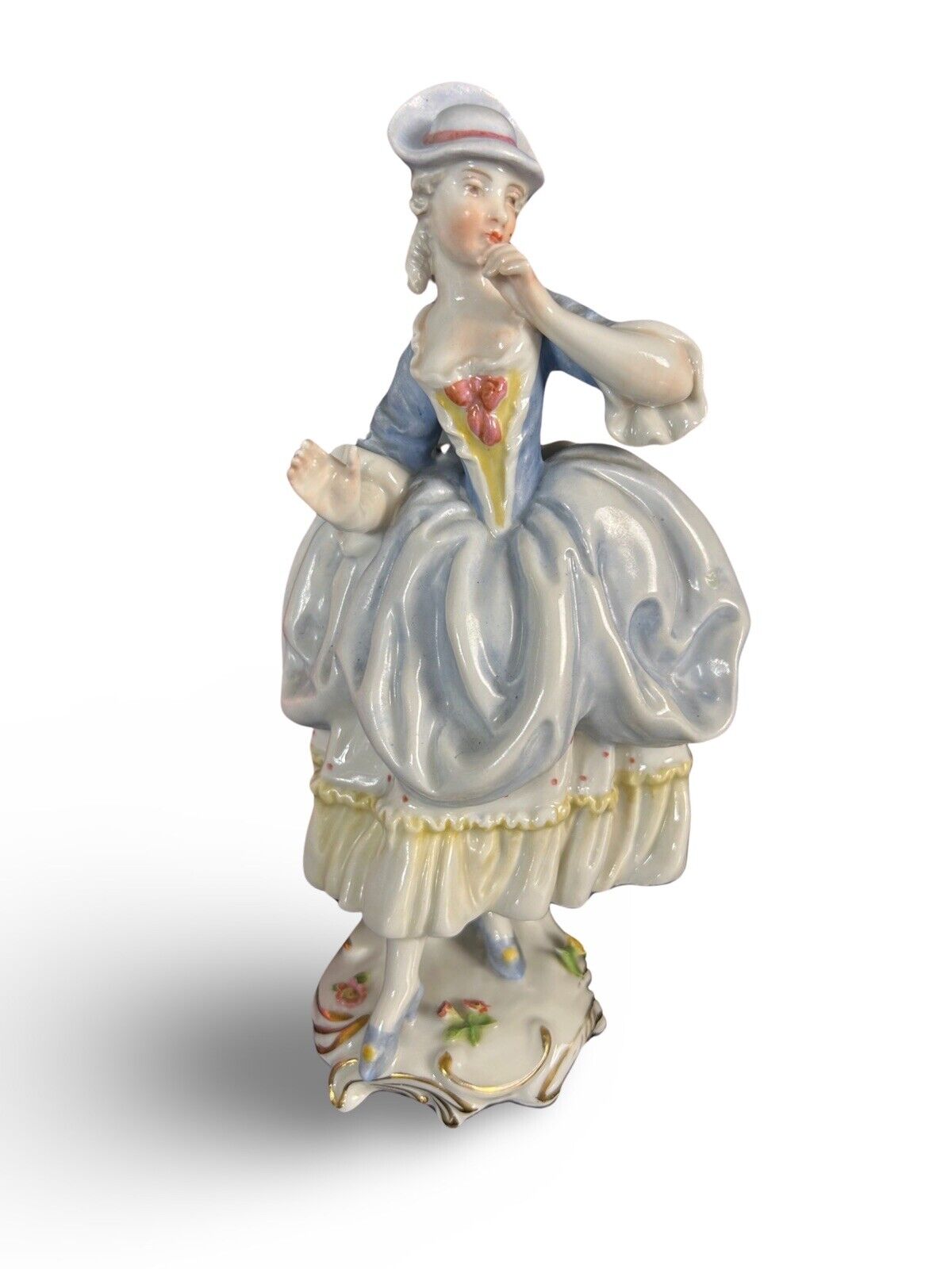 Vintage Schierholz  porcelain figurine of Lady c1930th 6.5”H
