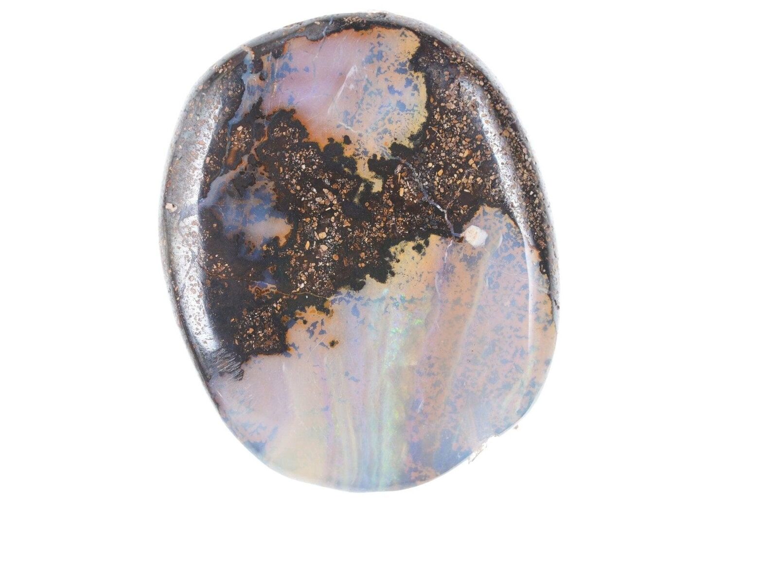 56.5ct Boulder Opal drilled pendant/bead