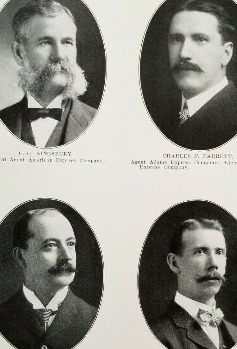 Notable Cincinnati Men of 1903 Photos EXPRESS COMPANY MEN American Titus Earl D8