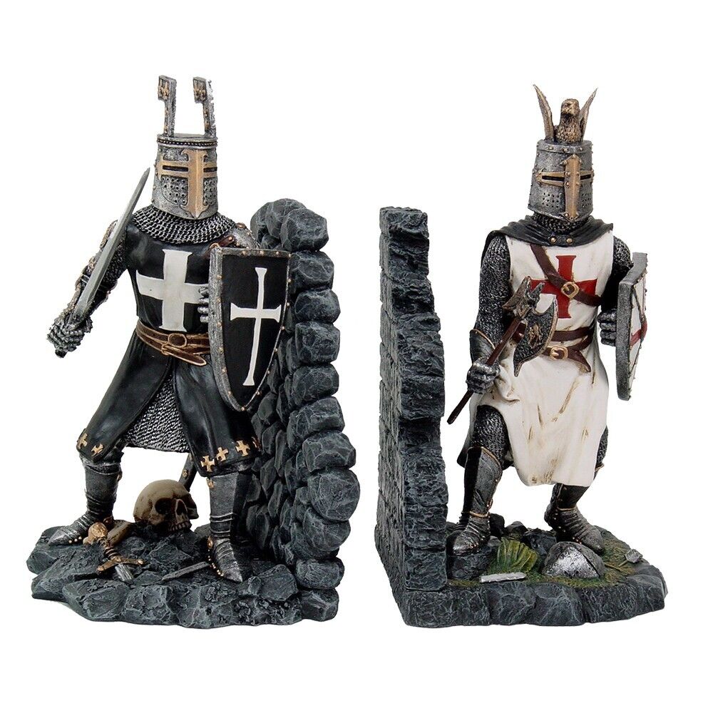 PT Pacific Trading Crusader Knight Bookend Set