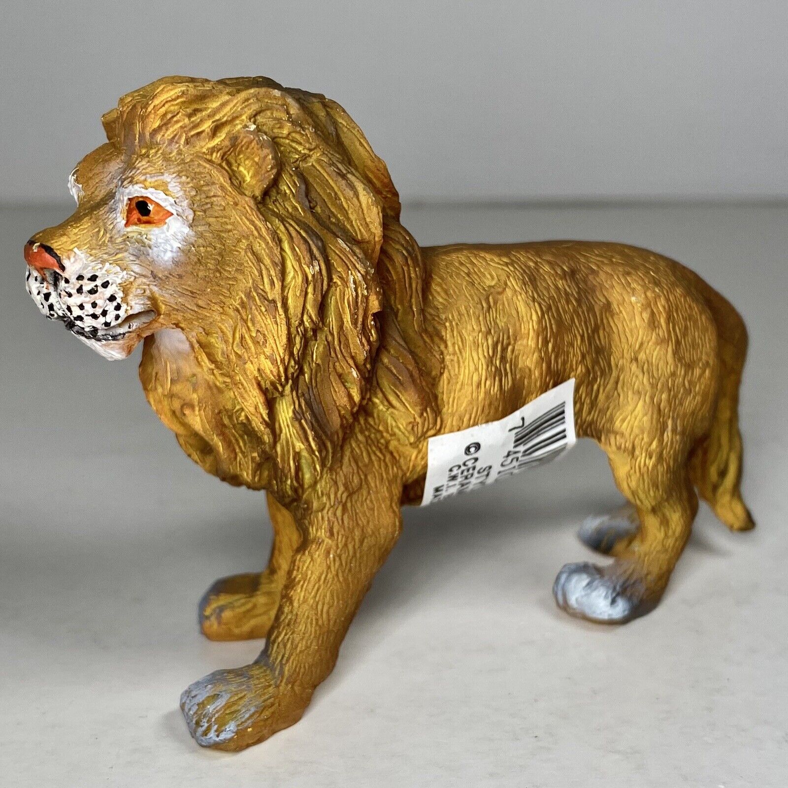 Ceramic World Inc Lion Mane Animal Figure Figurine Resin Statue 2.5” Style #2950