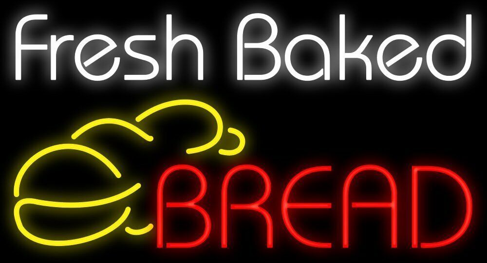 New Fresh Baked Bread Beer Bar Neon Light Sign 24\