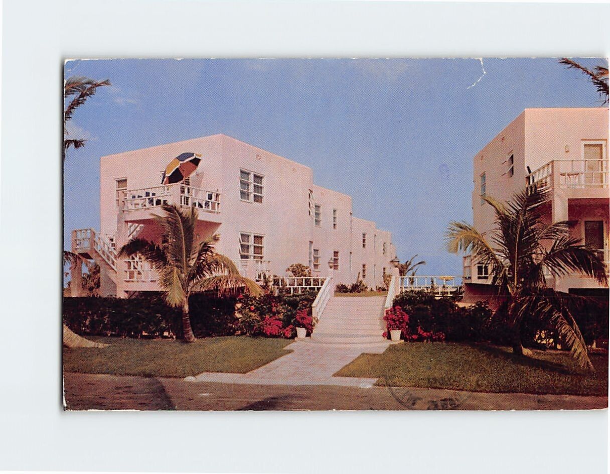 Postcard Cloisters Apartments Pompano Beach Florida USA