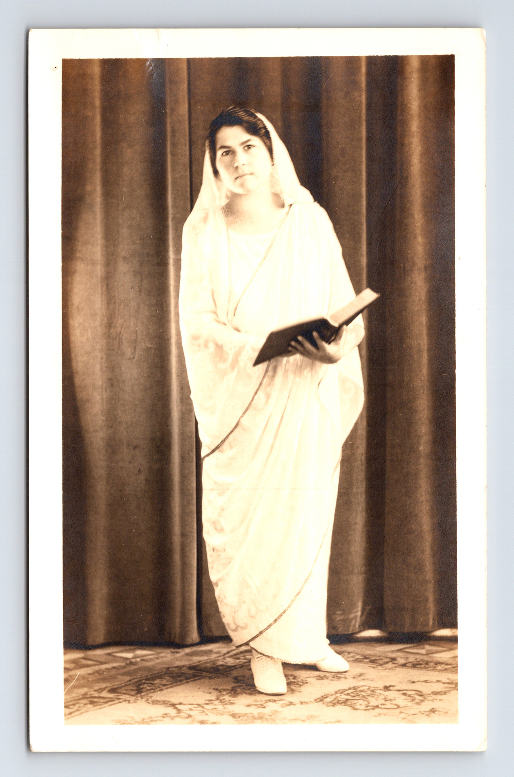 c1927-1940 RPPC Postcard Missionary Friend of Selma Clara S Longer?