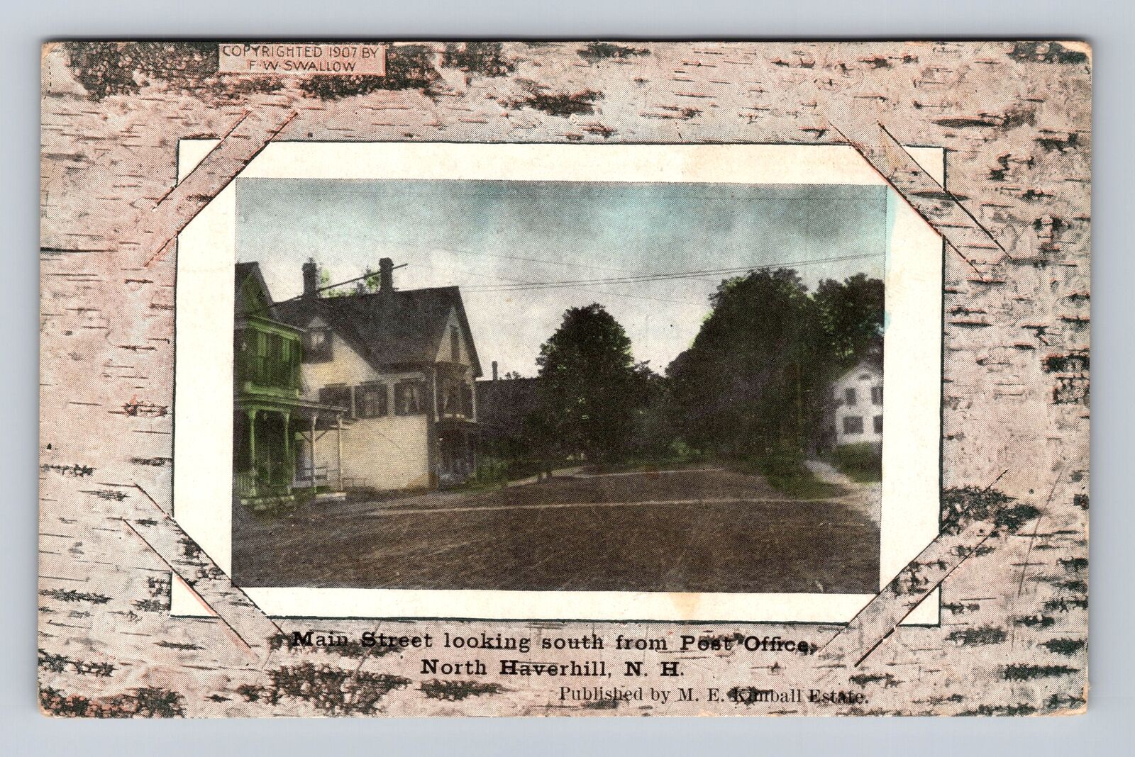 North Haverhill NH-New Hampshire, Main Street Looking South, Vintage Postcard