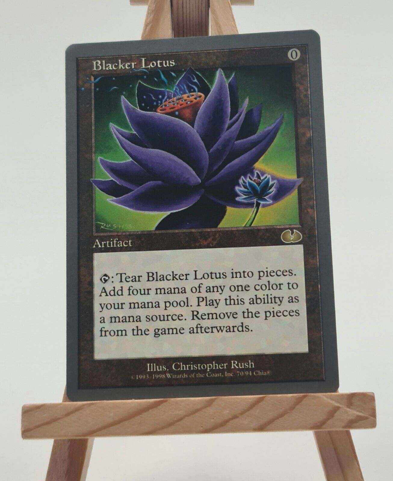 Blacker Lotus Unhappy (UGL) Magic Card MTG English 70/94