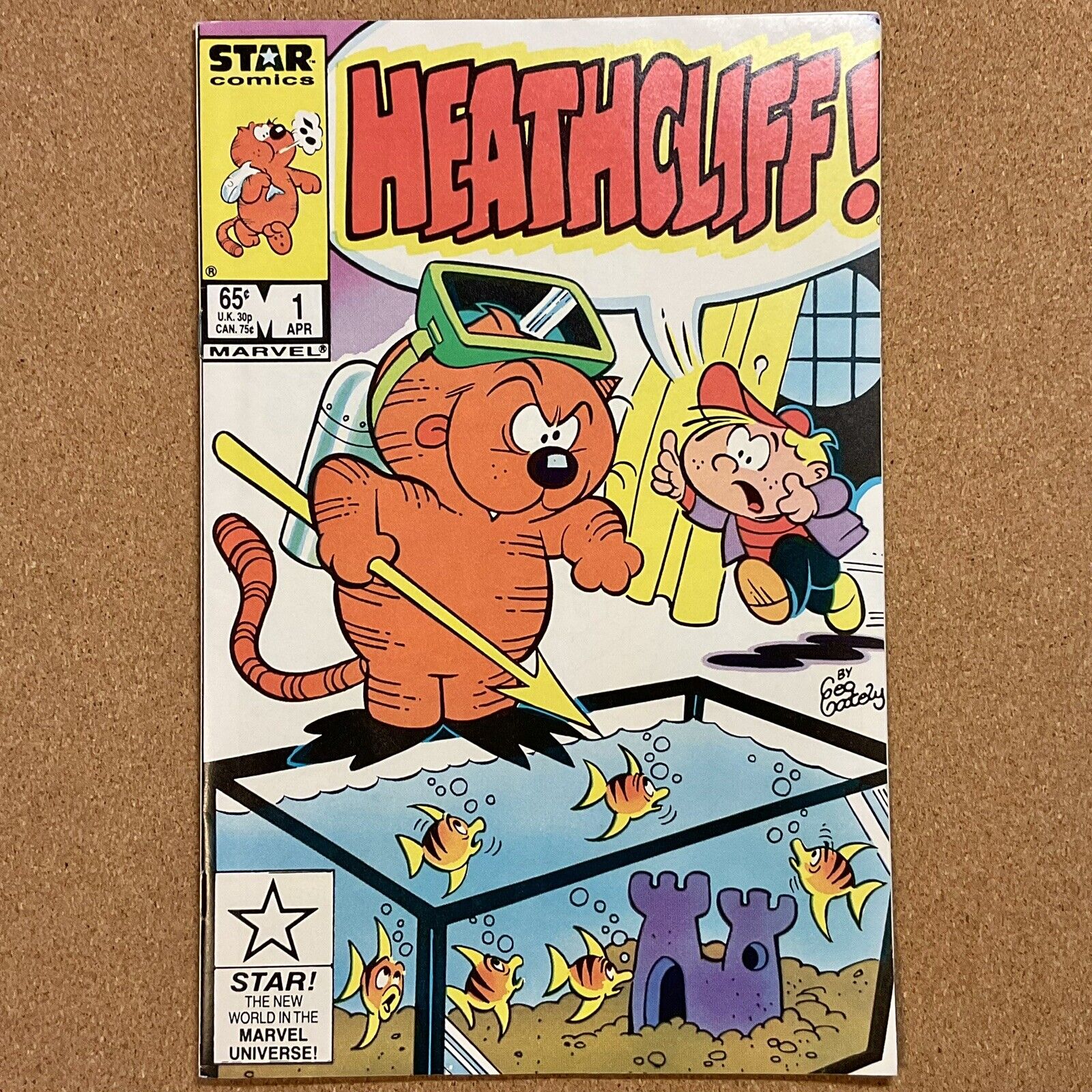 Heathcliff #1 (Star Comics, Marvel, 1985) Heathcliff 1st Marvel Appearance