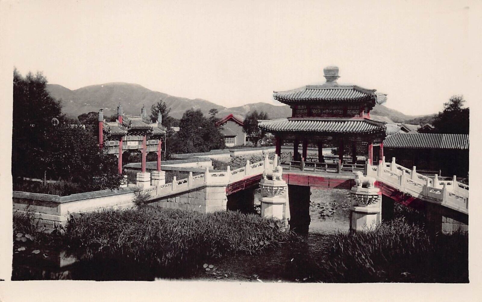 RPPC China Beijing Peking Summer Palace Wanshou Hill Yihe Yuan Photo Postcard D8
