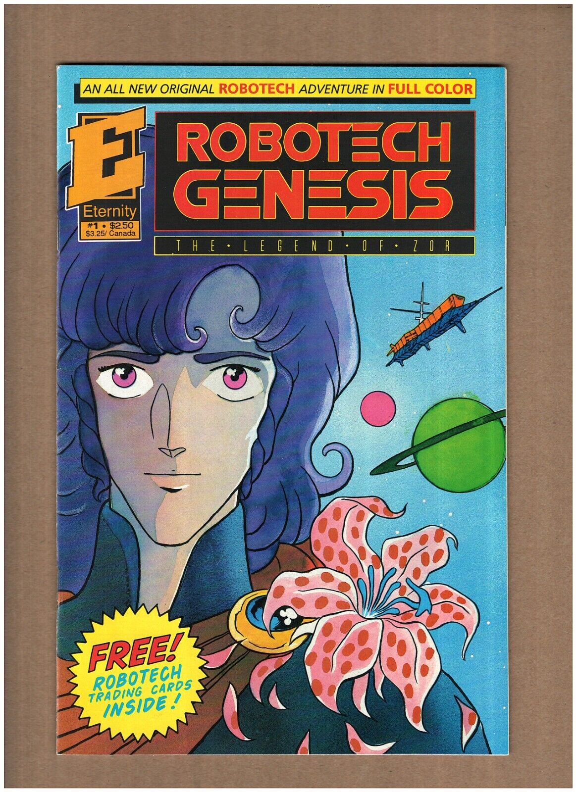 Robotech: Genesis The Legend of Zor #1 Eternity Manga 1992 w/Cards NM- 9.2