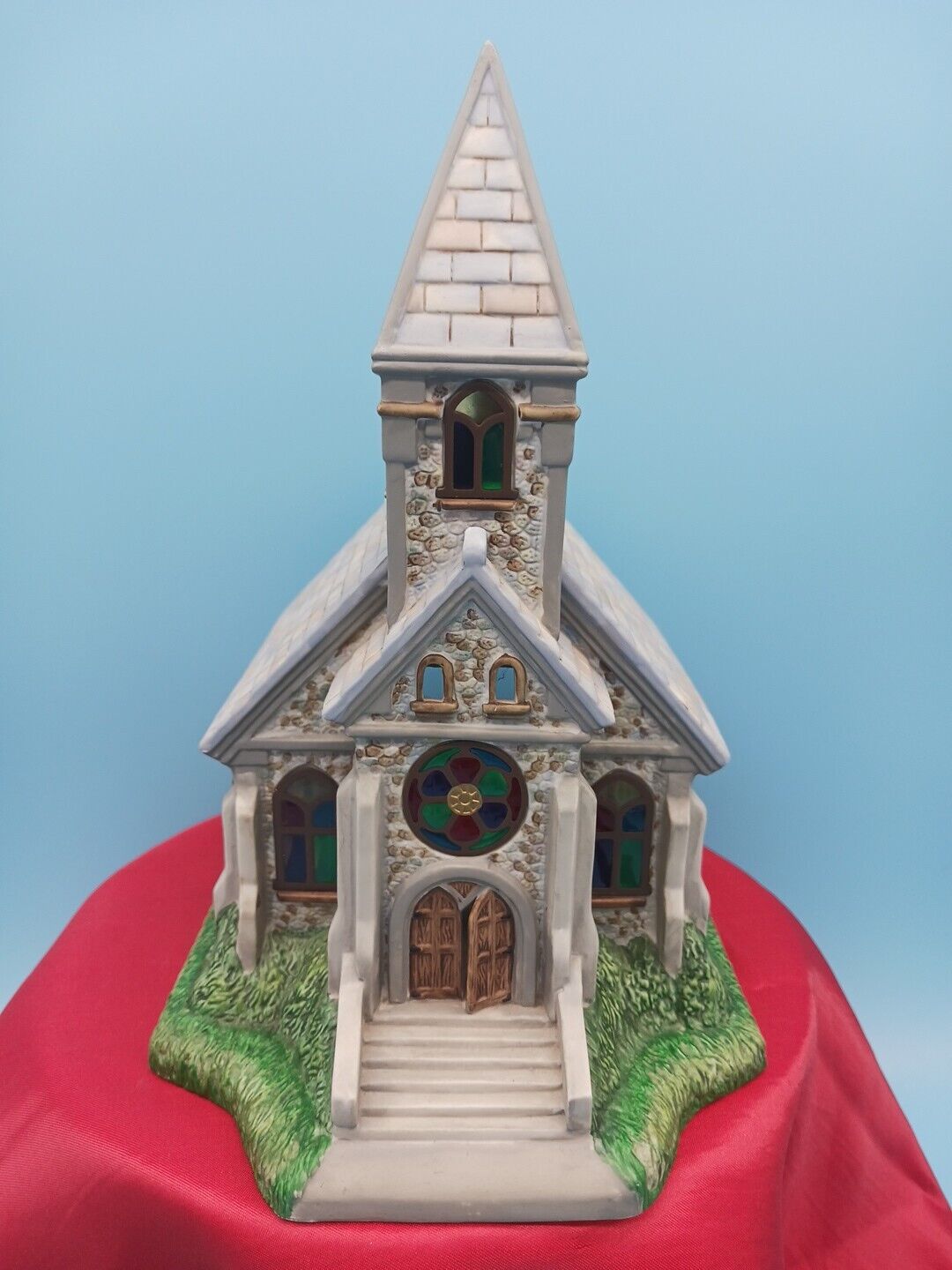 Partylite Olde World Village #2 THE CHURCH P7321 Tealight House 