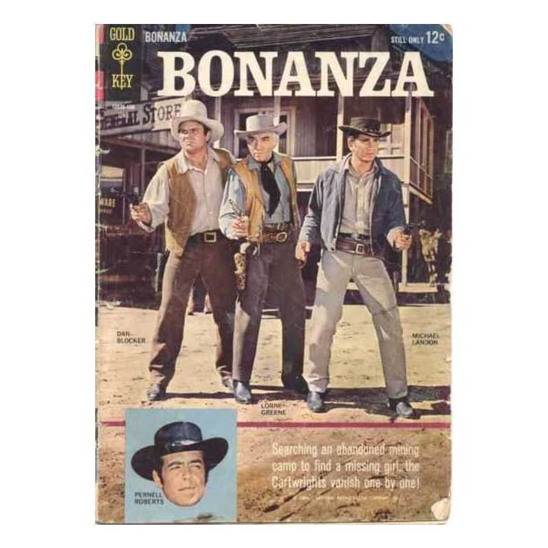 Bonanza (1962 series) #8 in Very Fine condition. Gold Key comics [t.