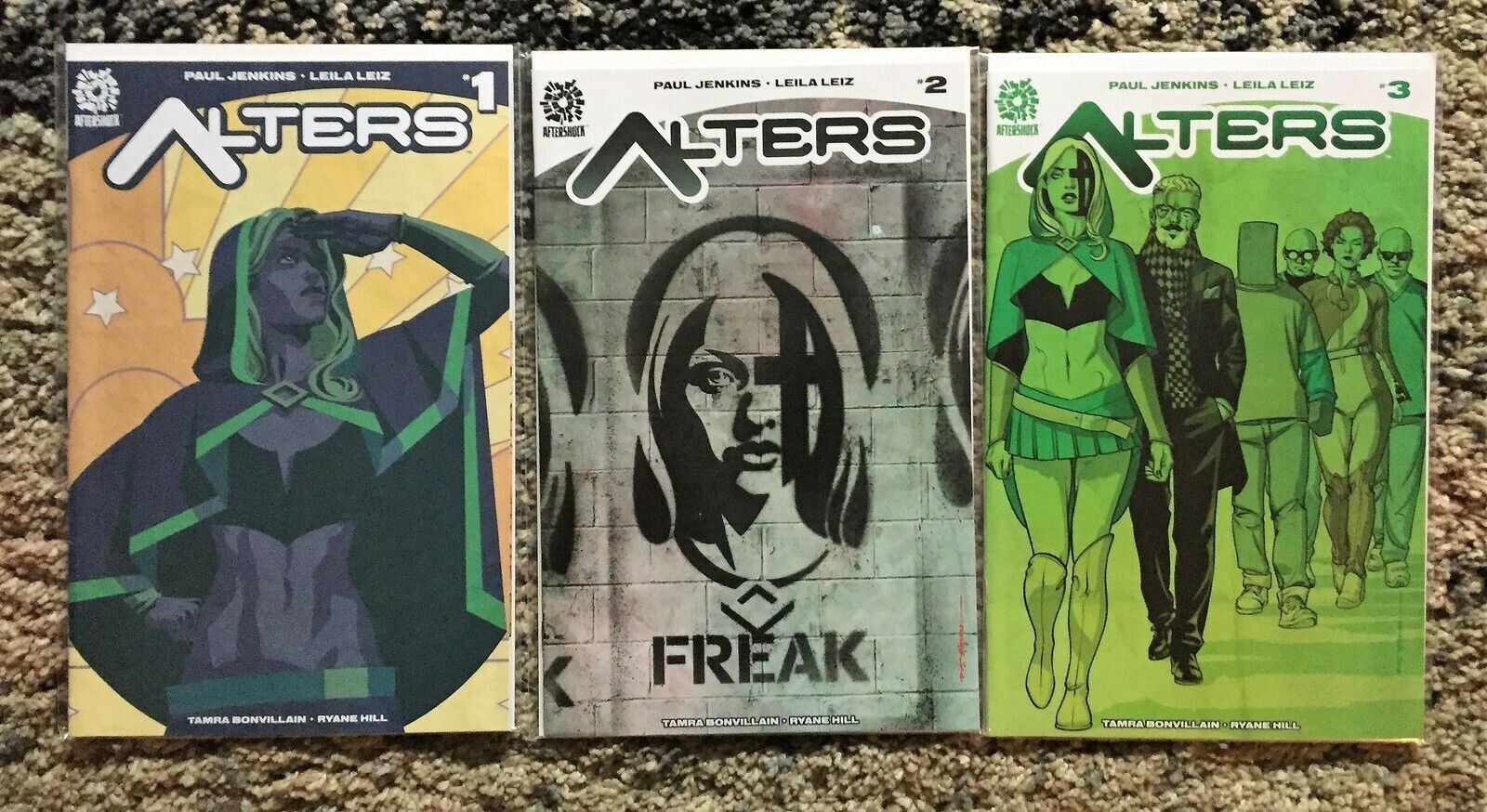 ALTERS 1 2 3 4 5 (first appearance Chalice, transgender superhero, LGBT) 2016