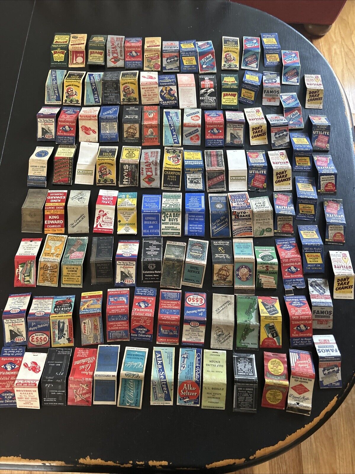 LOT OF 100+ VTG Empty Matchbook Covers 1930’s-1950’s