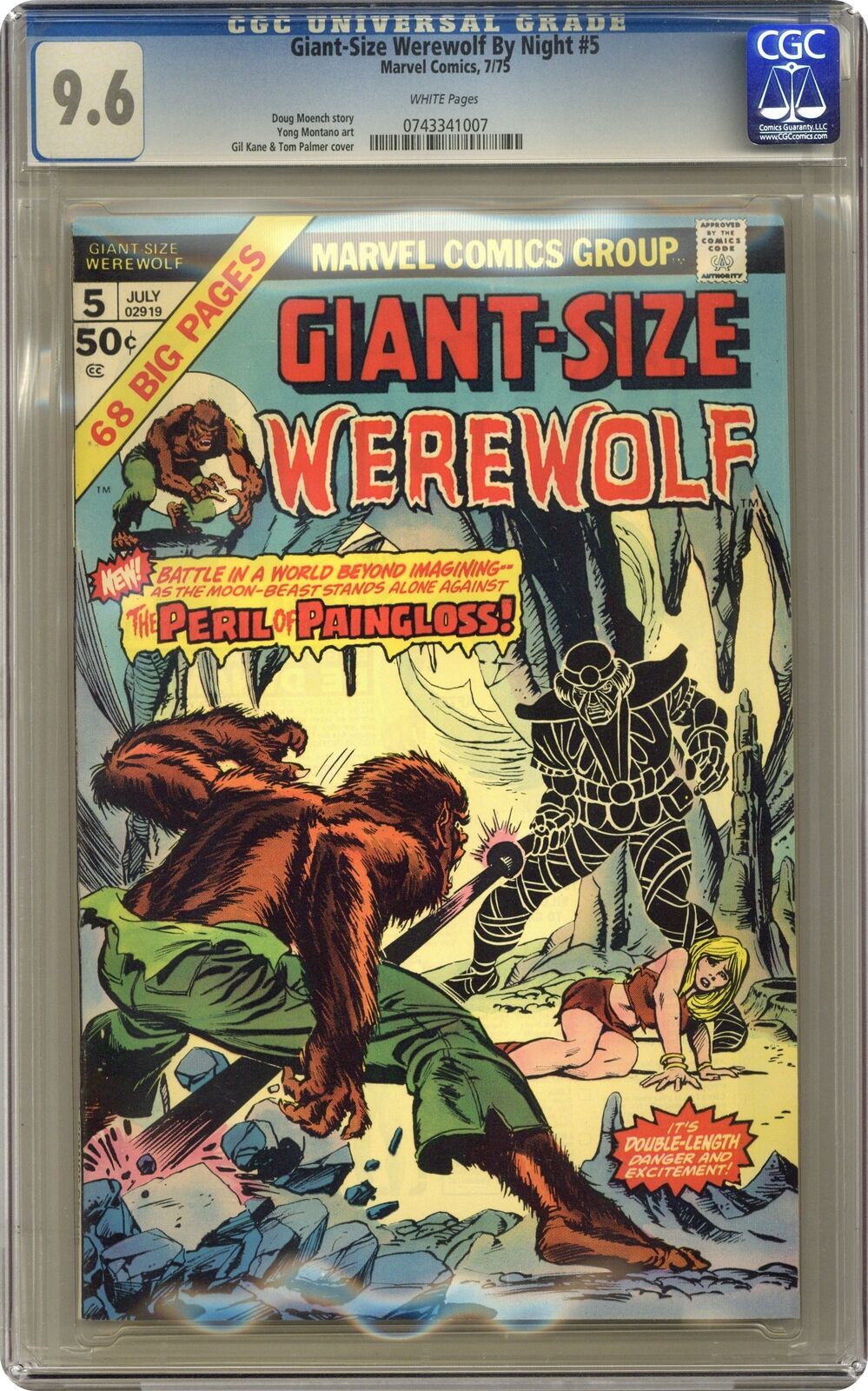Giant Size Werewolf #5 CGC 9.6 1975 0743341007