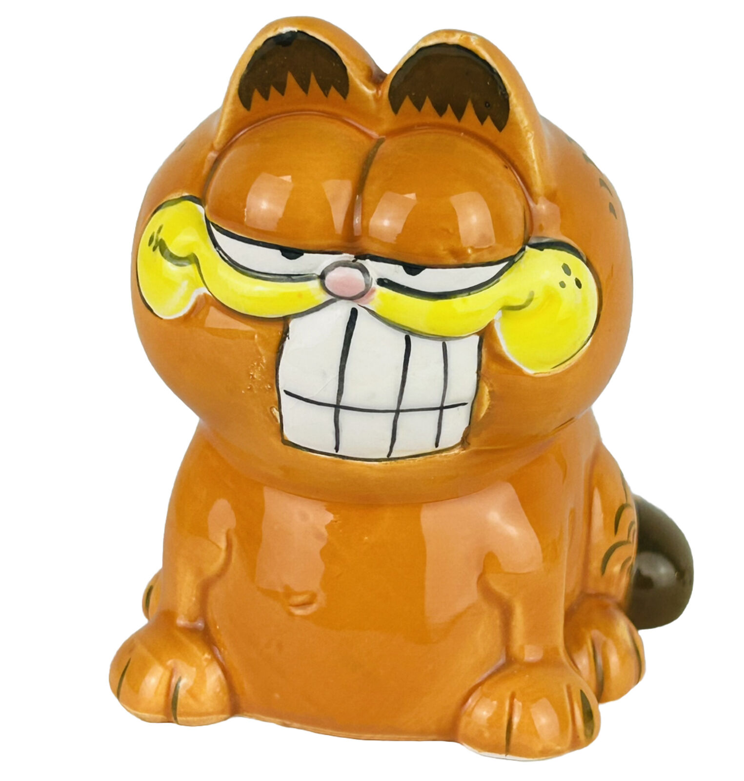 Vintage Enesco Smirking Garfield Ceramic figurine