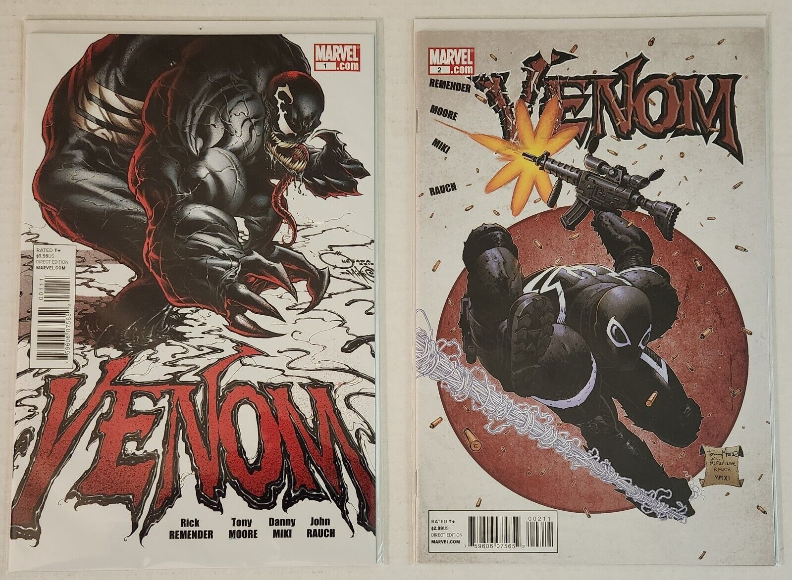 VENOM (Vol. 2) #1-7, 10  (Marvel Comics 2011-2012) Comic Book Lot