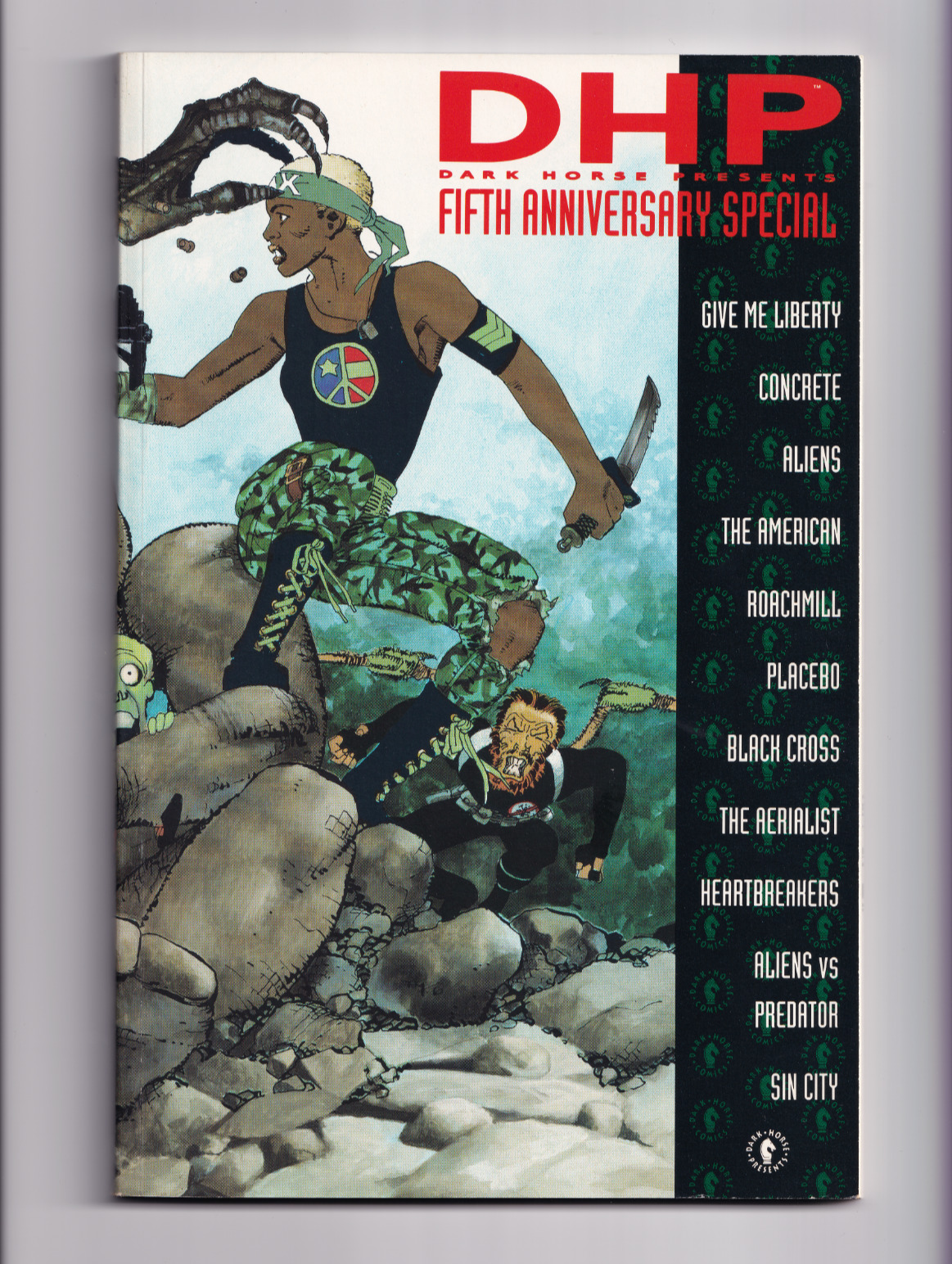 Vintage 1991 DARK HORSE PRESENTS Fifth Anniversary Special Trade Paperback