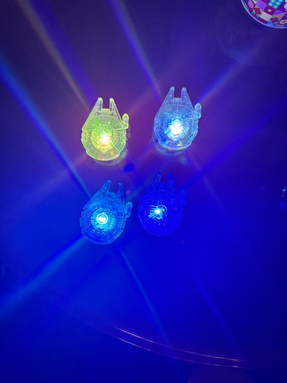 Disneyland Star Wars Season of the Force Millenium Falcon Lights Up Glow Cube