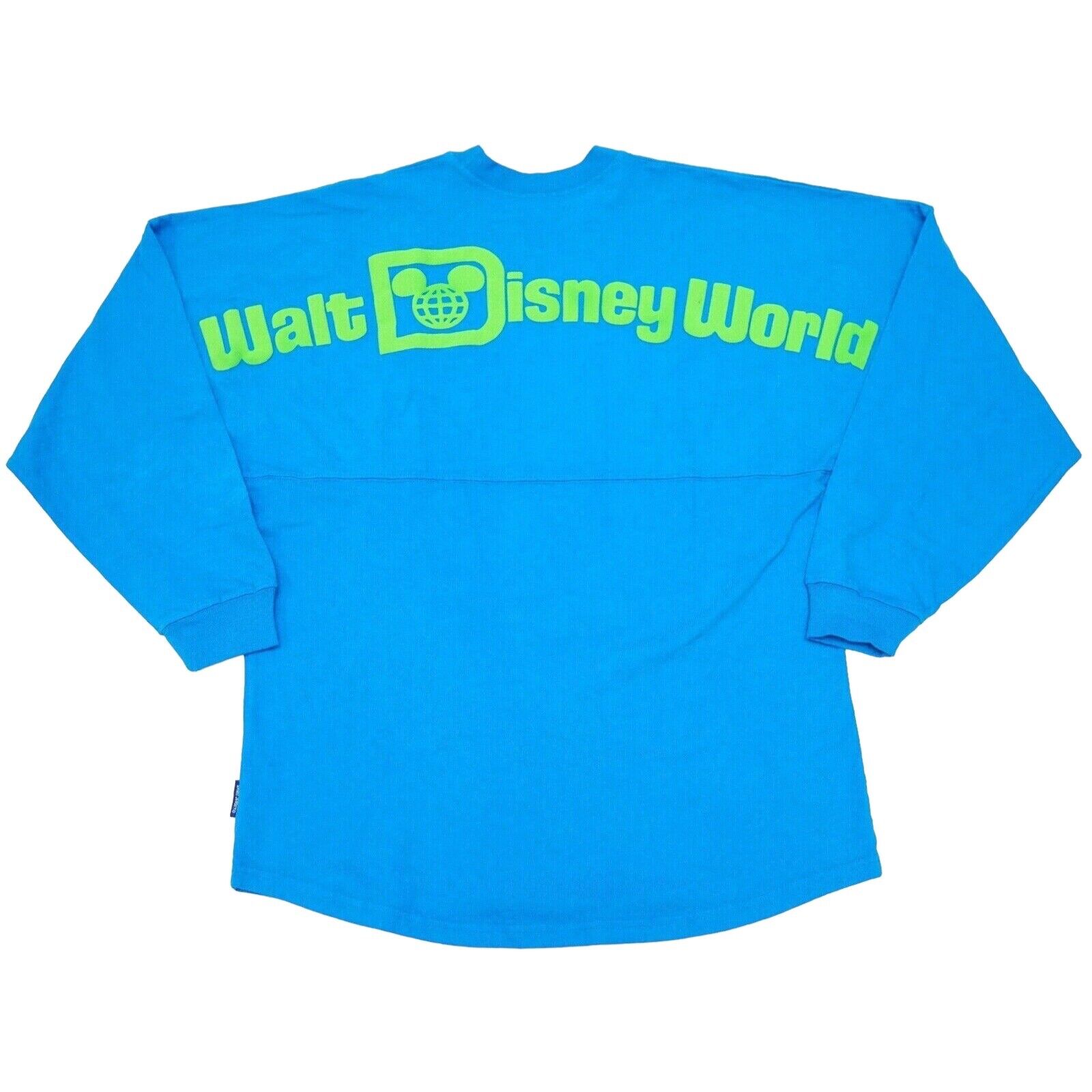 2020 Disney Parks Walt Disney World Neon Blue Spirit Jersey M