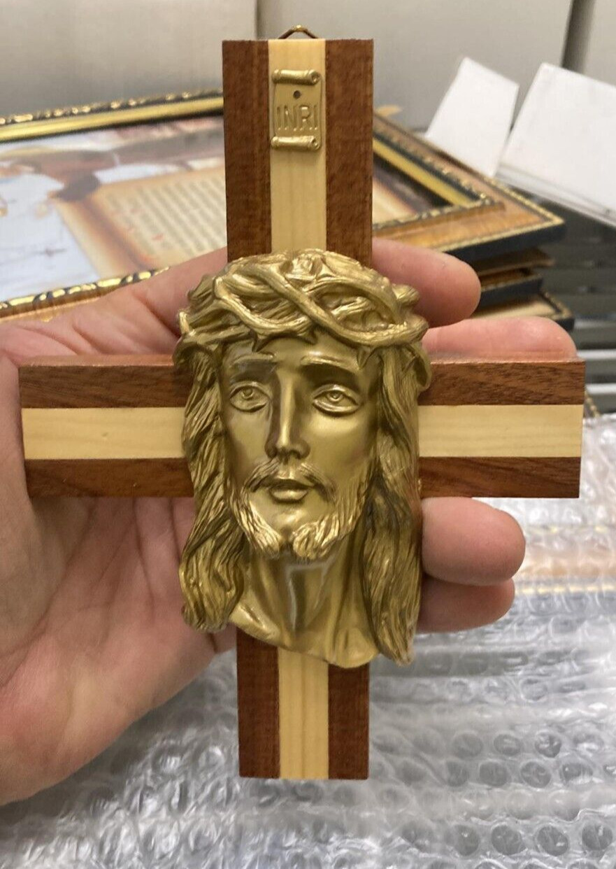 EXTRAORDINARY Wood Wall Cross, Solid Wood, Made in Italy