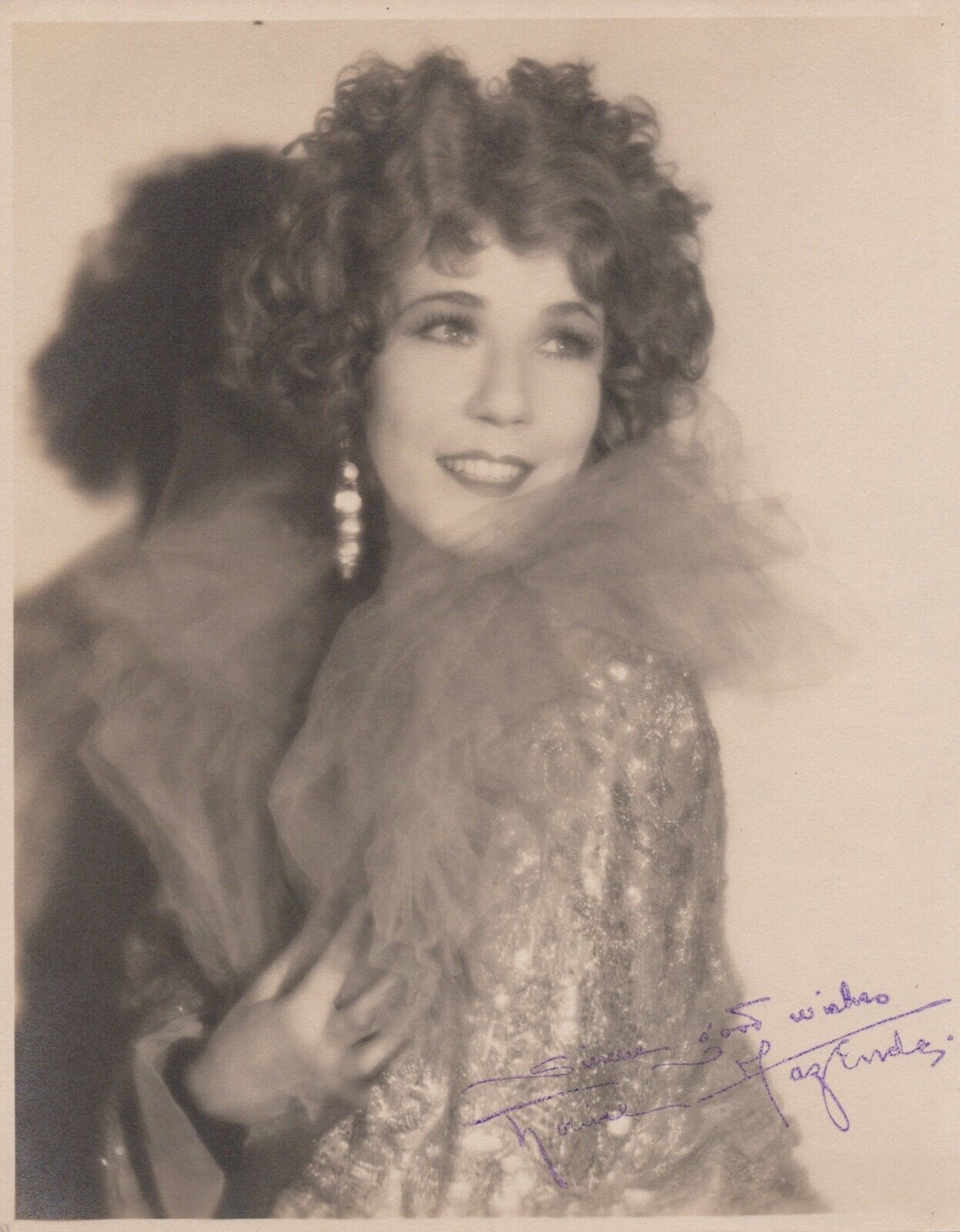 Louise Fazenda (1920s) 🎬⭐ Original Vintage - Signed Autograph Photo K 320