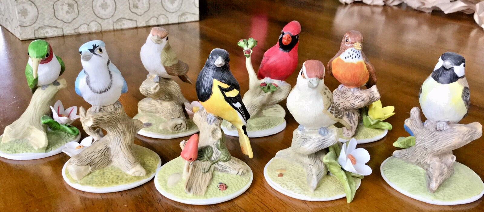 On Nature’s Wing Munro Collectibles Fine Porcelain Hand-painted Bird Figurines