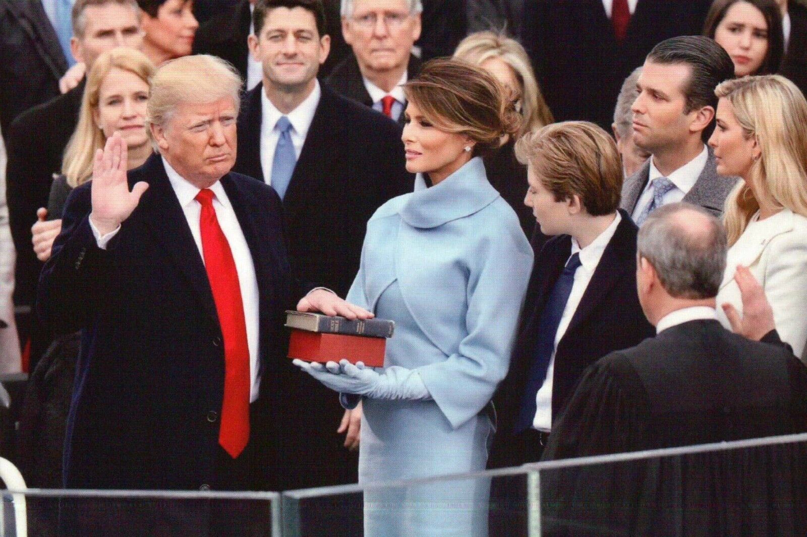 President Donald Trump Inauguration U.S. Capitol January 20 2017 Modern Postcard