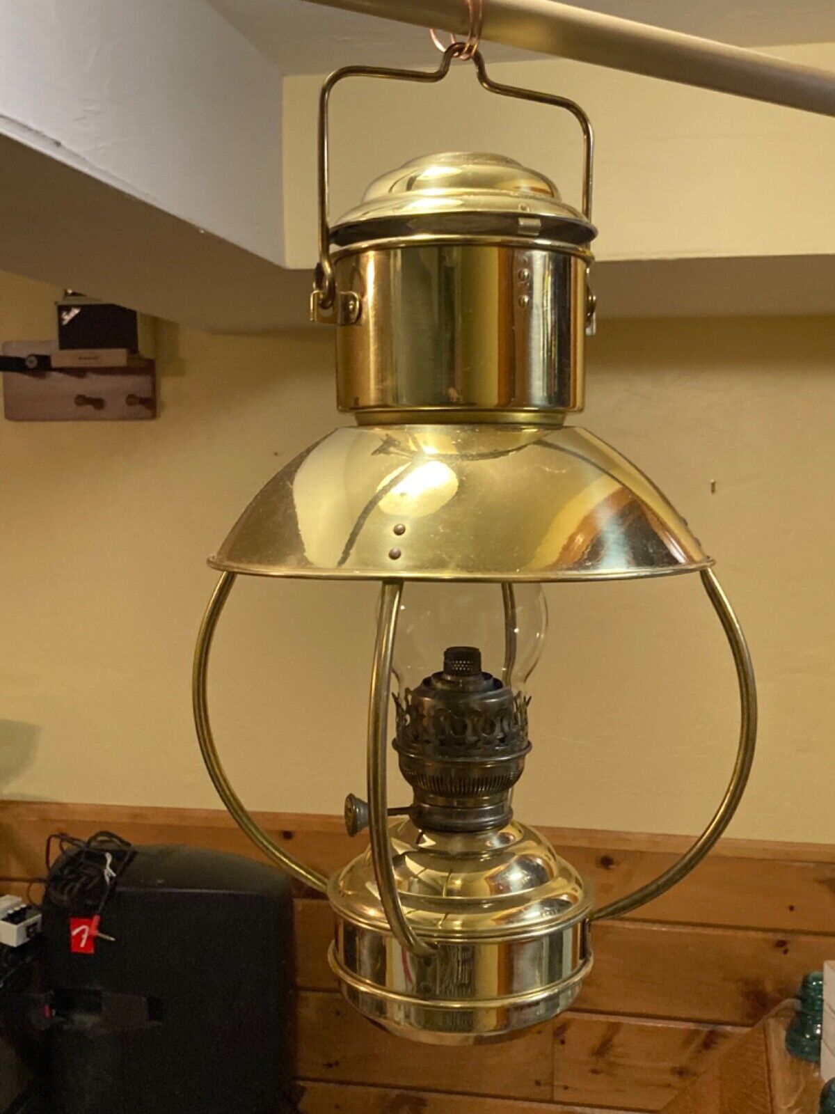 DEN HAAN (DHR) ROTERDAM LARGE TRAWLER OIL LAMP