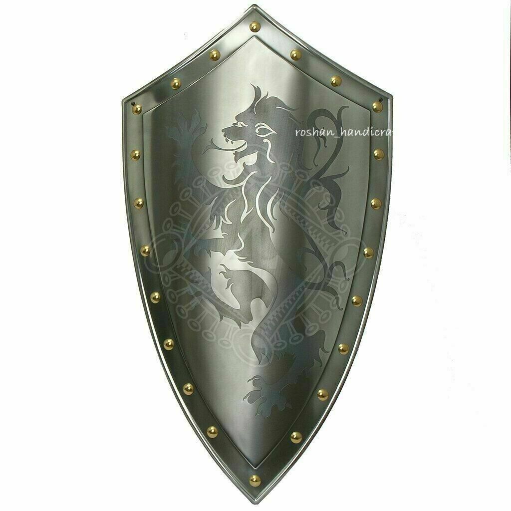 Medieval Fully Functional Dragon Warrior Templar Shield Medieval Knight Shield