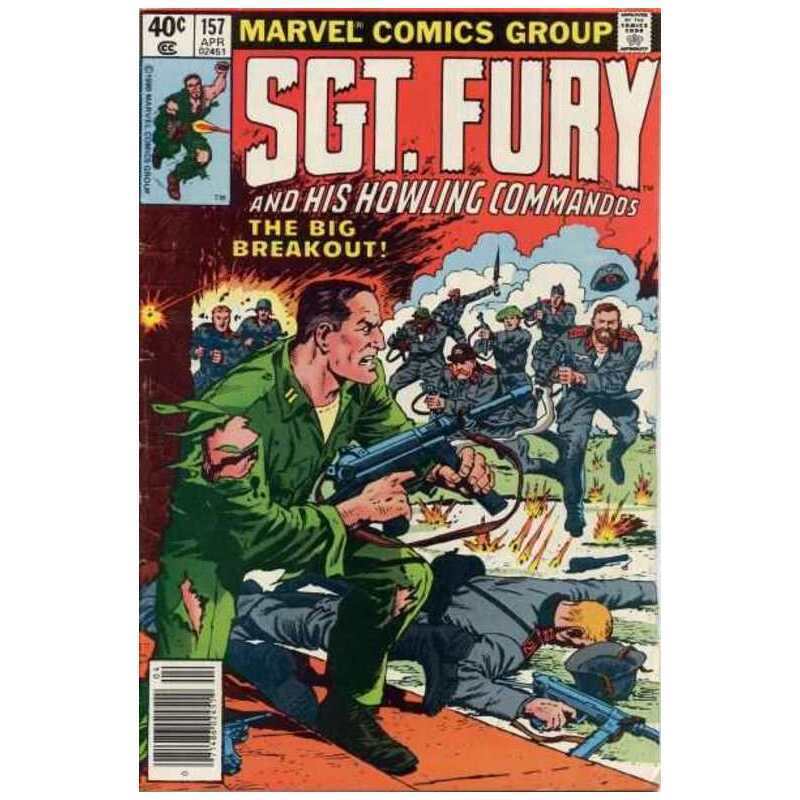 Sgt. Fury #157 in Fine condition. Marvel comics [a