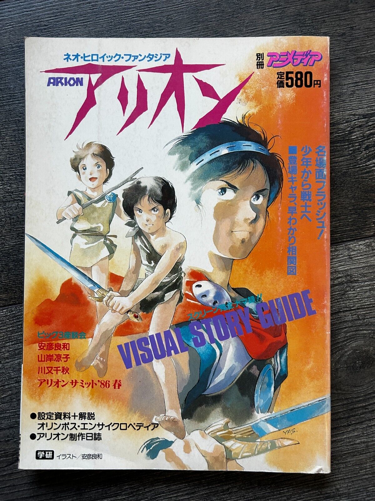 Gakushu Kenkyusha Bessatsu Animedia ARION Visual Story Guide Mook Anime Manga