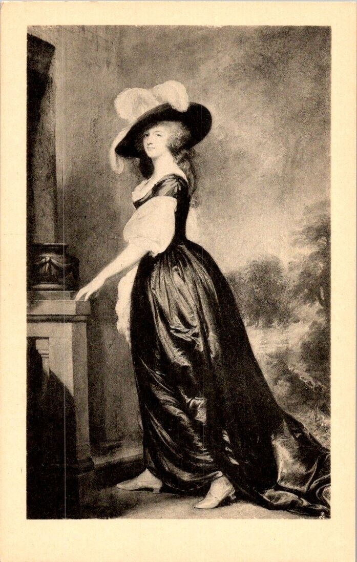LADY MILNES George Romney (1734-1802) The Frick Collection, New York postcard