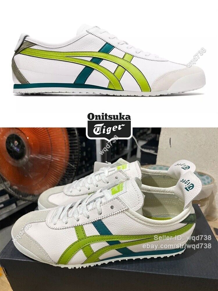 MUST-HAVE Onitsuka Tiger MEXICO 66 Unisex Sneakers White/Herbal #1183A201-111