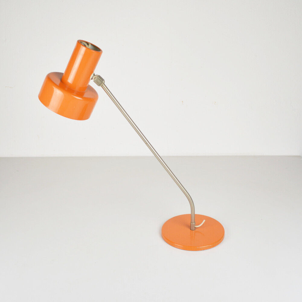 Vintage Desk Lamp - Office Orange - GDR - VEB Elma, Karl-Marx-Stadt