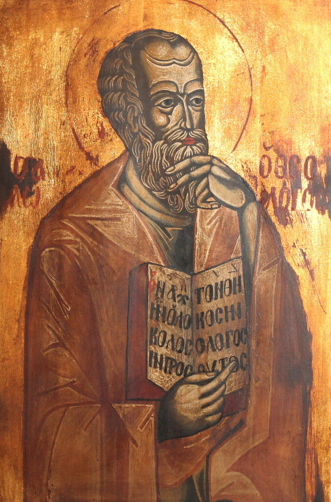 Orthodox hand painted icon Saint John