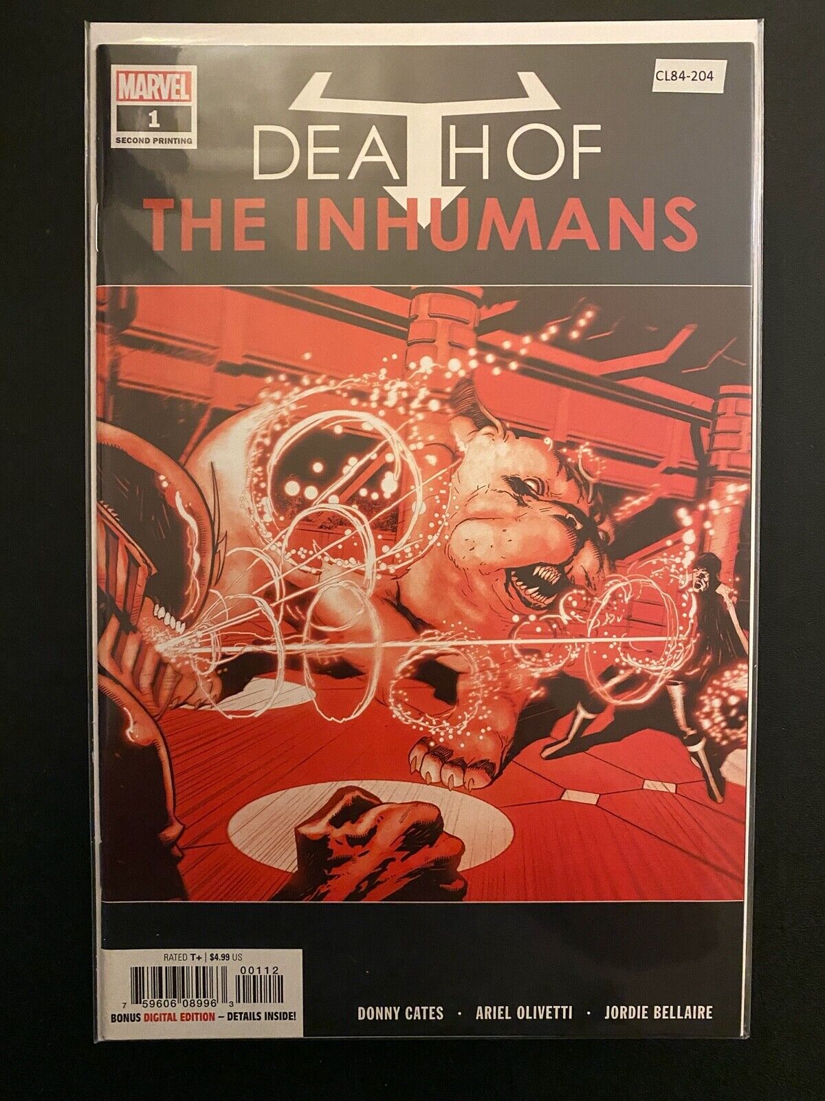 Death of the Inhumans 1 2nd Print High Grade Marvel CL84-204