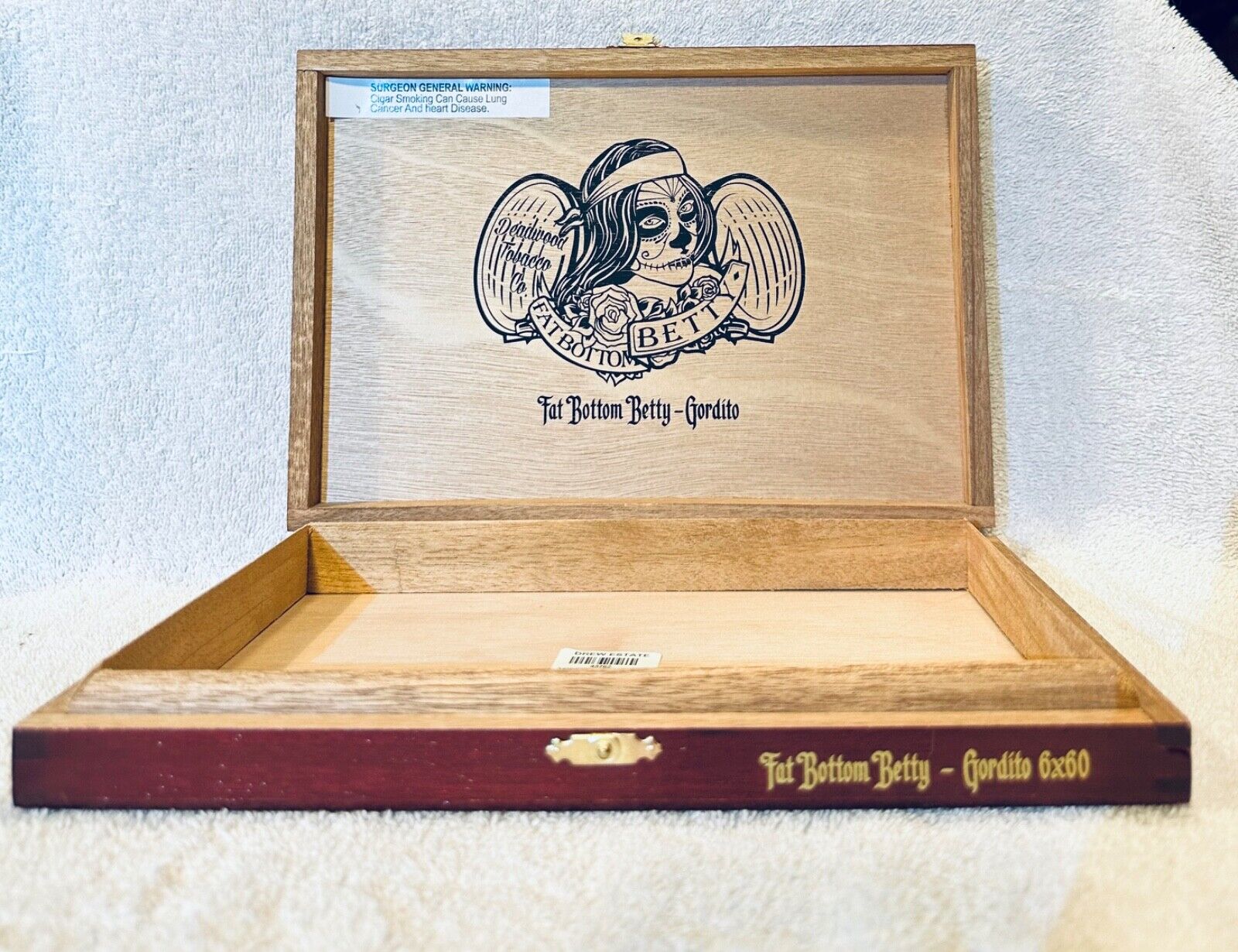 Vintage Deadwood Fat Bottom Betty Gorditio Cigar Box