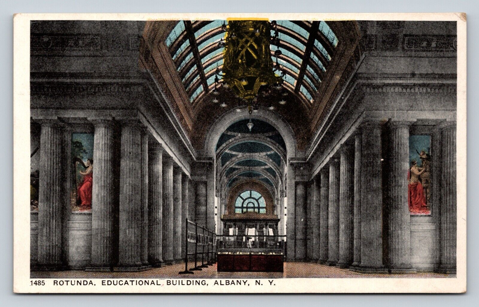 Rotunda Educational Building Albany New York Vintage Postcard 1682