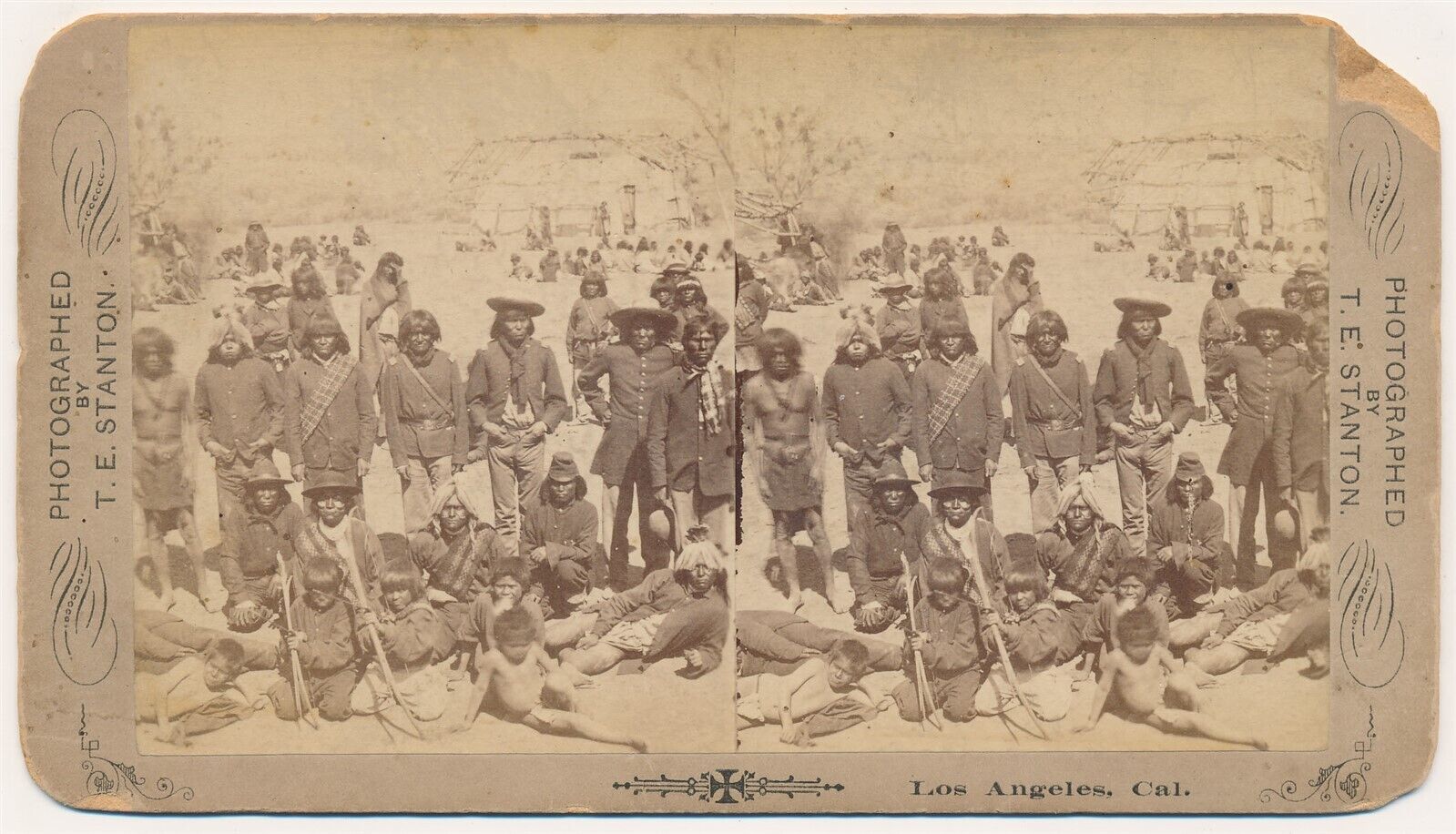 INDIANS SV - Los Angeles - Indian Group - TE Stanton 1880s