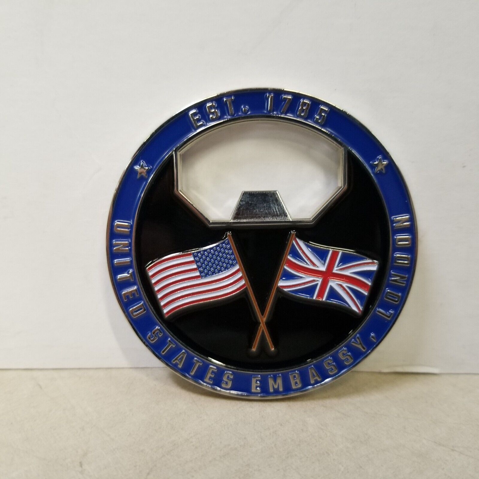 U.S Department Of Defense EST 1785 United States Embassy London Challenge Coin 