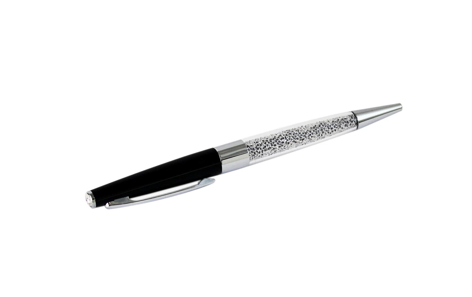 New Jimmy Crystal New York Black Stylish Pen Swarovski Jewels Ships Free