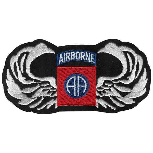 US ARMY 82ND AIRBORNE DIVISION ALL THE WAY WITH WINGS PATCH