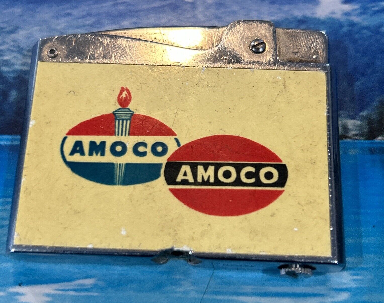 Vintage Collectible Amoco Modern de Luxe Flat 