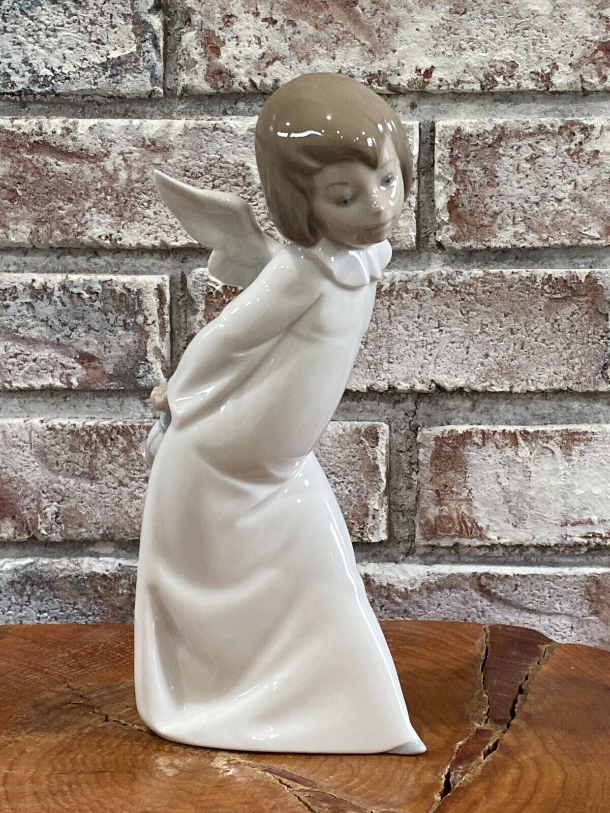 Lladro Porcelain Curious Angel