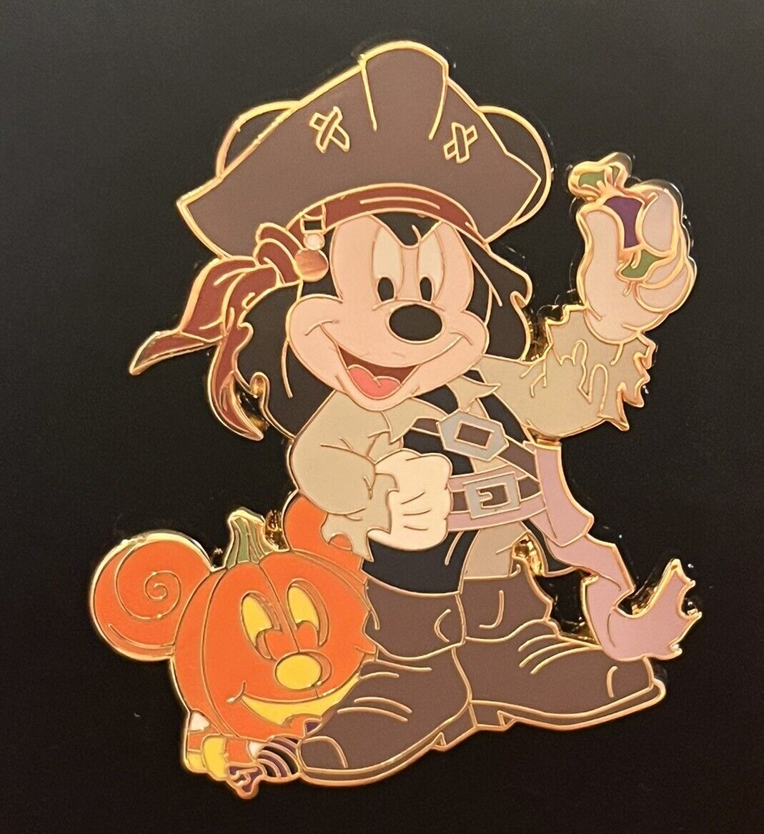 RARE Disney Pin DS Captain Jack Sparrow Mickey Mouse Pirate LE 250 NIP