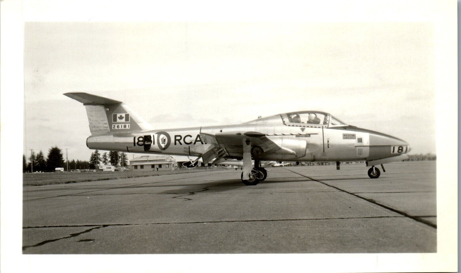 Canadair CT-114 (CL-41) Jet Trainer Plane Photo (3 x 5)