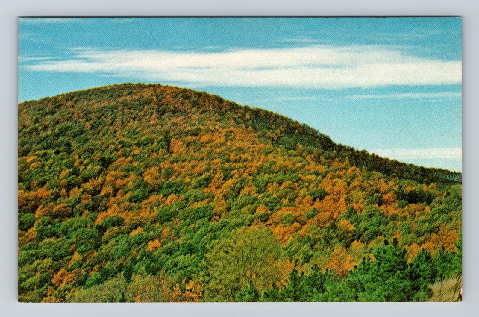 Mena AR-Arkansas, Mountain Autumn Talimena Drive, Antique, Vintage Postcard